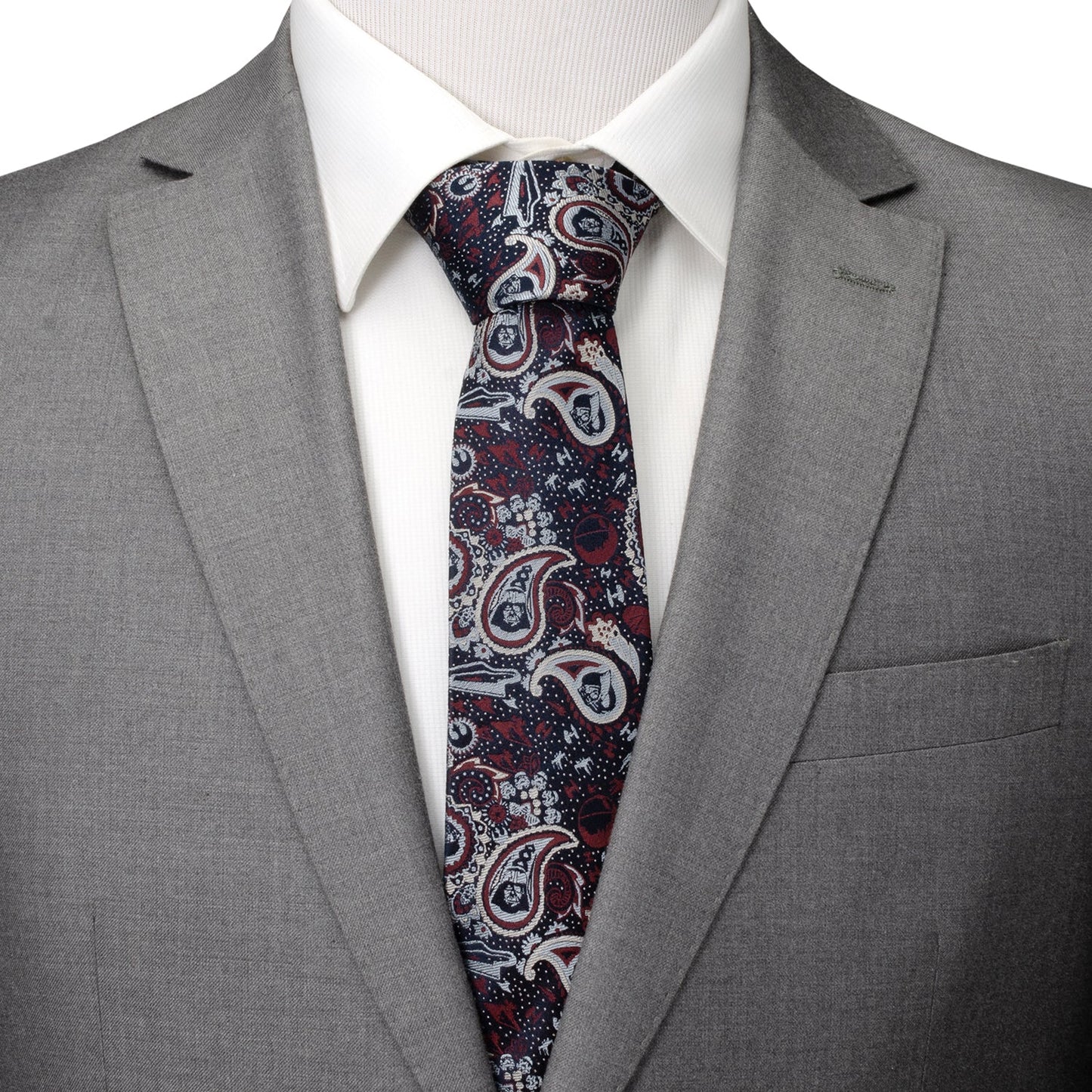 Corbata de cachemir multicolor Star Wars Darth Vader Navy