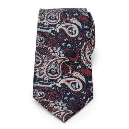 Star Wars Darth Vader Navy Multicolored Paisley Tie - My Men's Shop