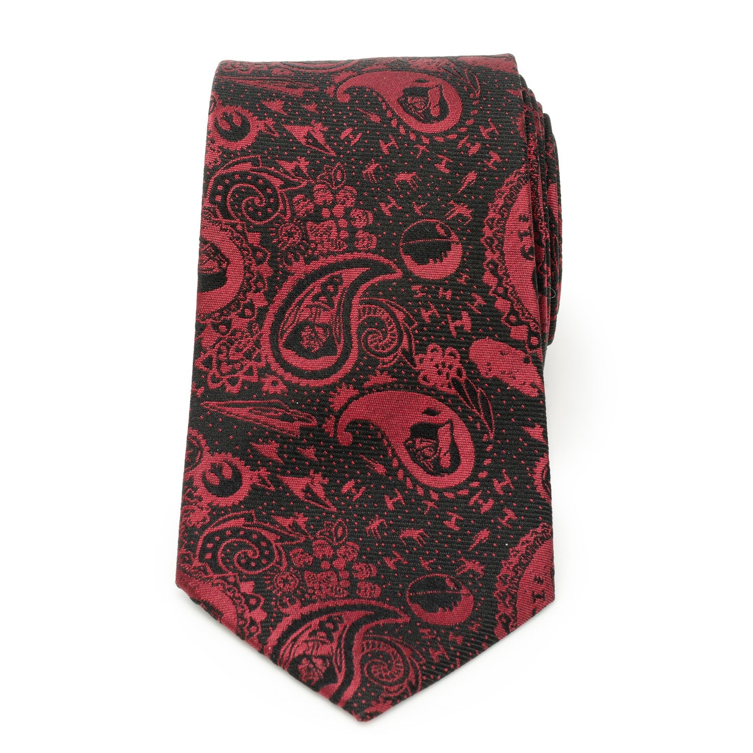 Star Wars Darth Vader Black and Red Paisley Tie - My Men's Shop