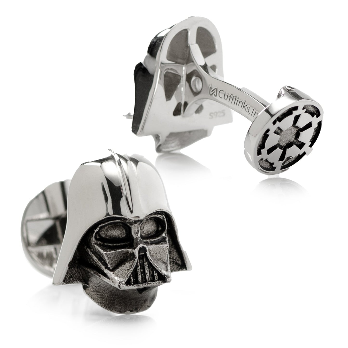 Star Wars Darth Vader Sterling Silver 3D Cufflinks - My Men's Shop