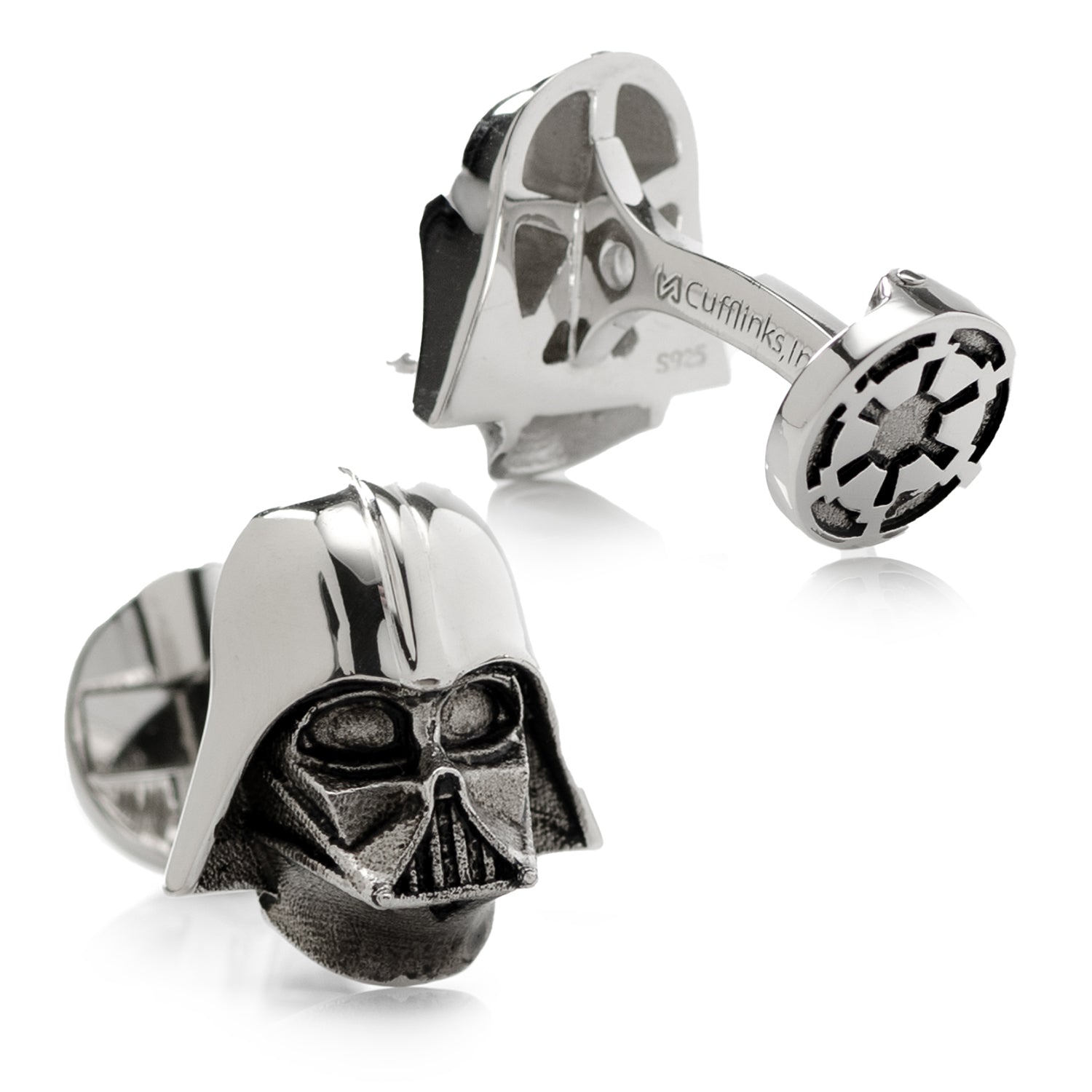 Star Wars Darth Vader Sterling Silver 3D Cufflinks - My Men's Shop