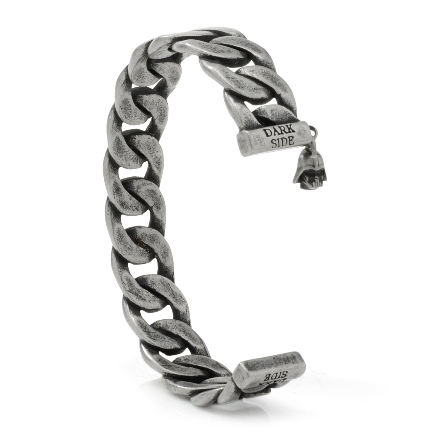 Pulsera de eslabones de acero inoxidable Darth Vader de Star Wars