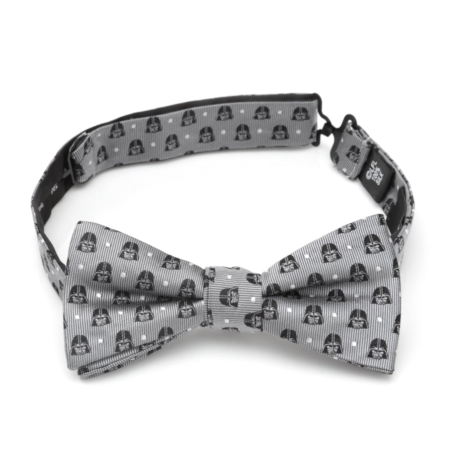Star Wars Darth Vader Gray Polka Dot Bow Tie and Pocket Square Gift Set - My Men's Shop