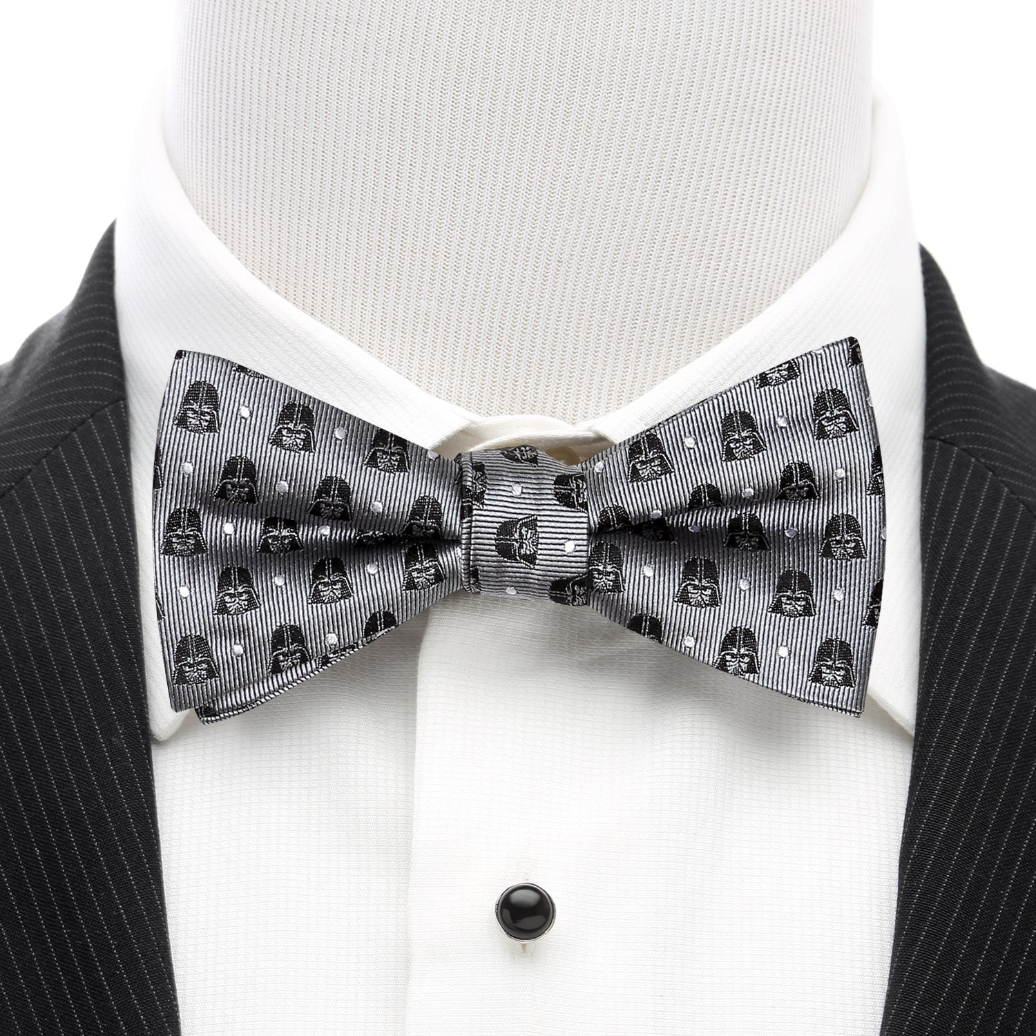Star Wars Darth Vader Gray Polka Dot Bow Tie - My Men's Shop