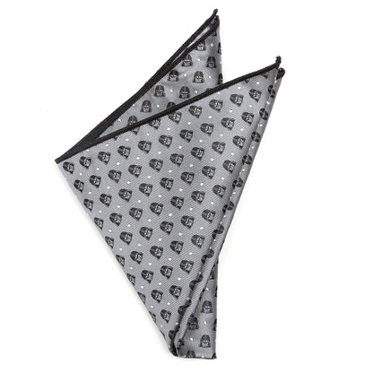Star Wars Darth Vader Gray Polka Dot Pocket Square - My Men's Shop
