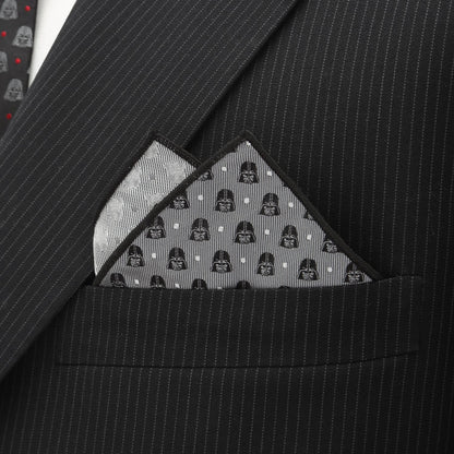 Star Wars Darth Vader Gray Polka Dot Pocket Square - My Men's Shop