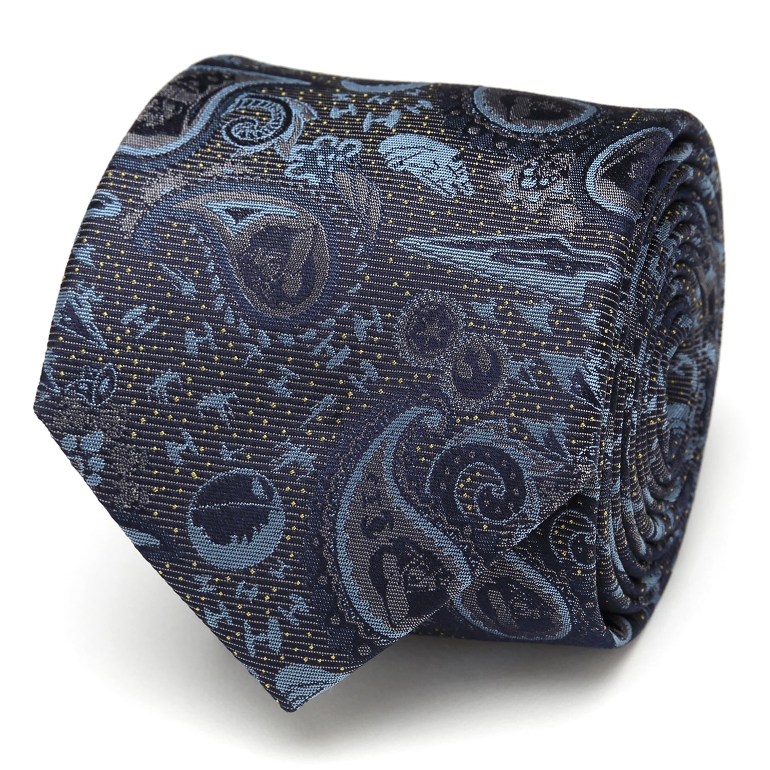 Star Wars Darth Vader Blue and Gray Paisley Tie and Bracelet Gift Set - My Men's Shop