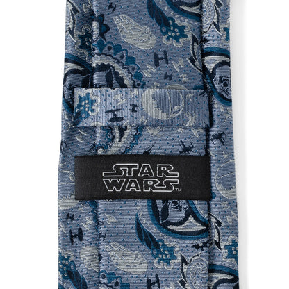Star Wars Darth Vader Blue Tonal Paisley Tie - My Men's Shop