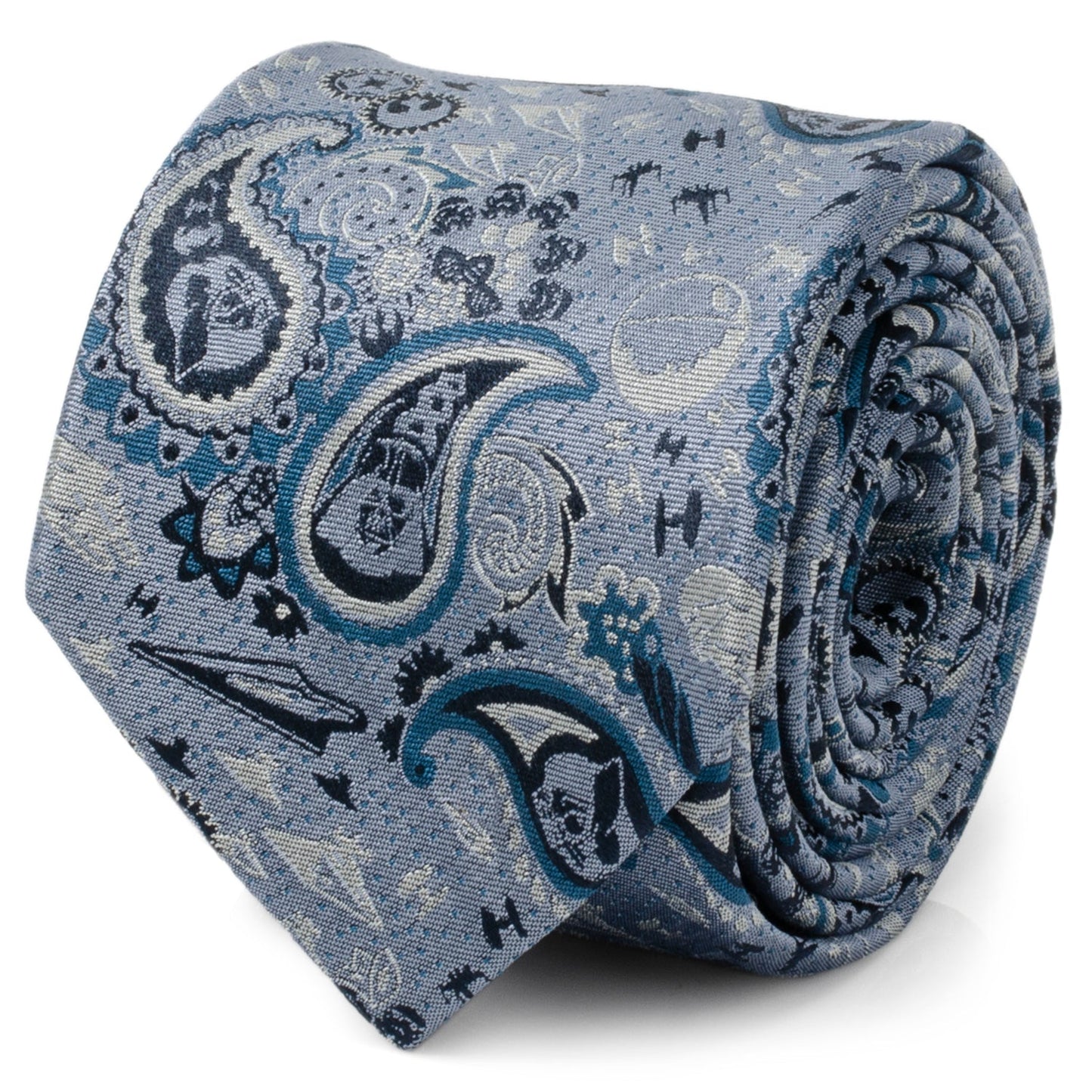 Star Wars Darth Vader Blue Tonal Paisley Tie - My Men's Shop