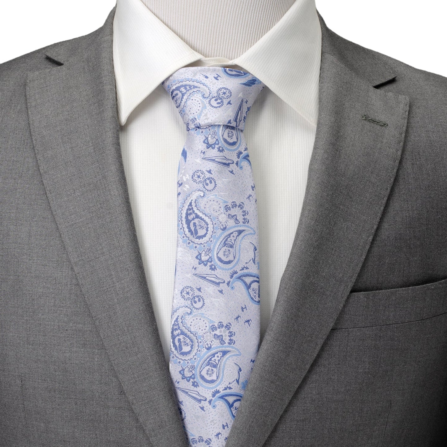 Star Wars Darth Vader Lavender Paisley Tie - My Men's Shop