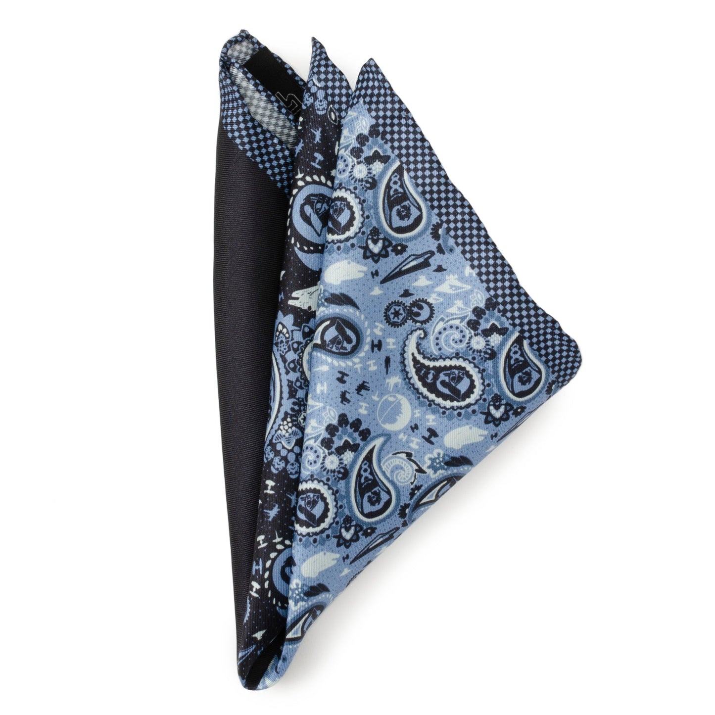 Star Wars Darth Vader Blue Paisley Pocket Square - My Men's Shop