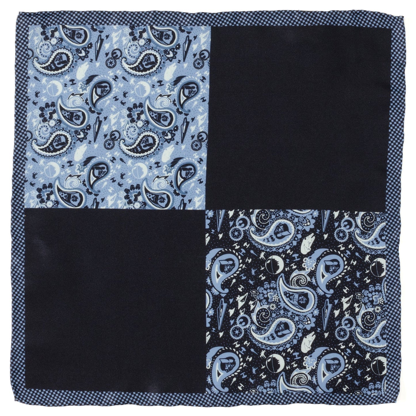 Star Wars Darth Vader Blue Paisley Pocket Square - My Men's Shop