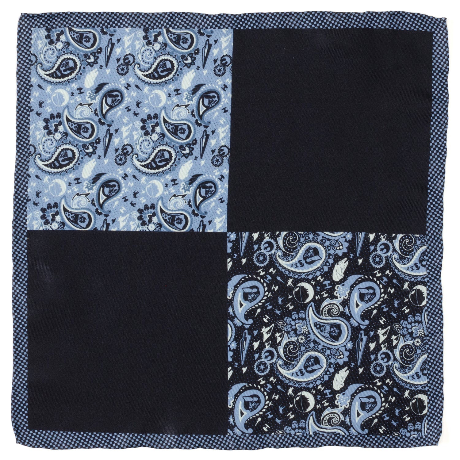 Star Wars Darth Vader Blue Paisley Pocket Square - My Men's Shop