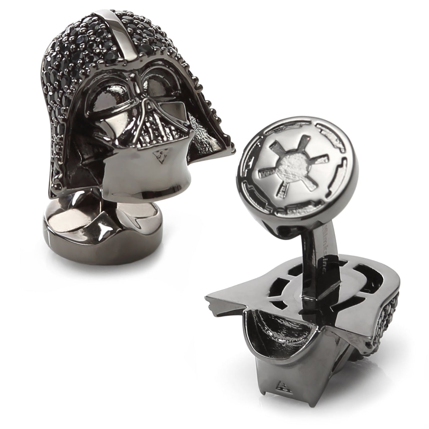 Star Wars Darth Vader Crystal 3D Cufflinks and 5-Stud Set - My Men's Shop