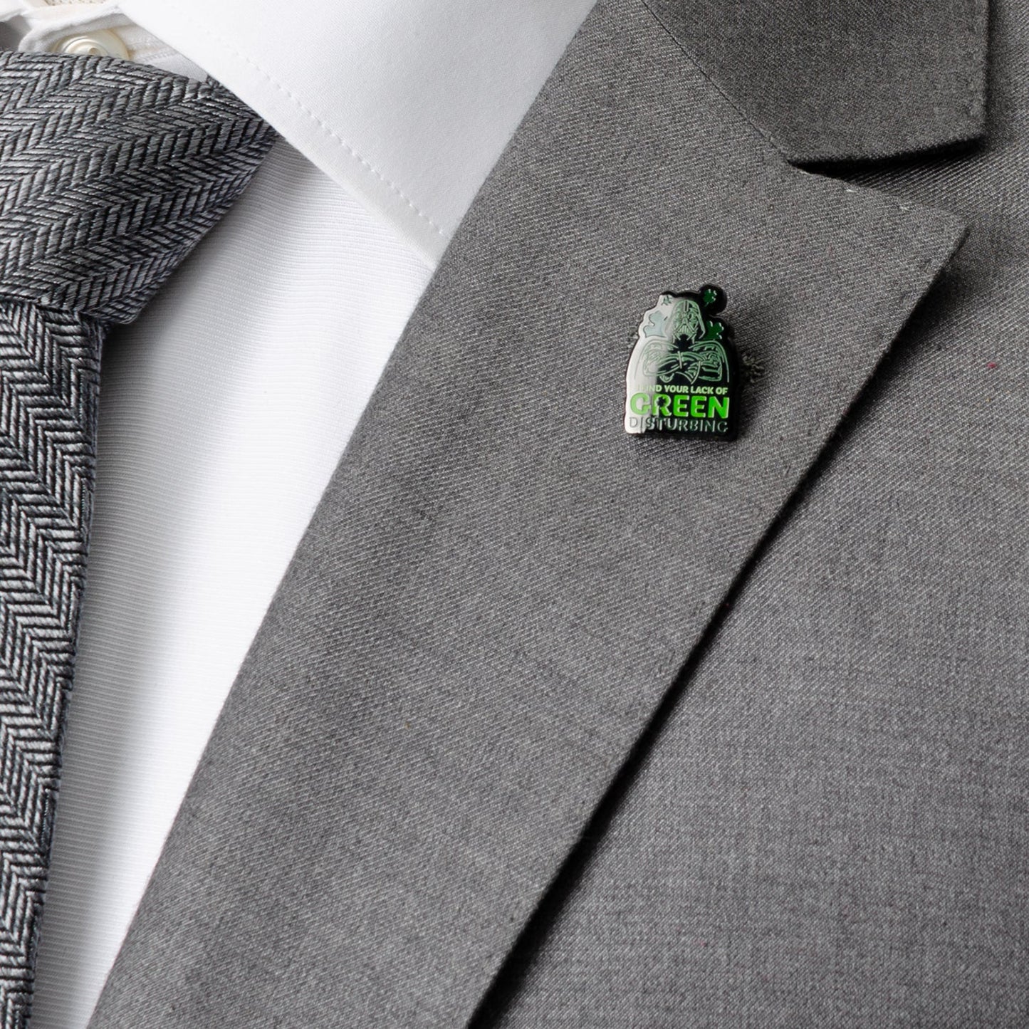 Star Wars Darth Vader St. Patrick's Day Lapel Pin