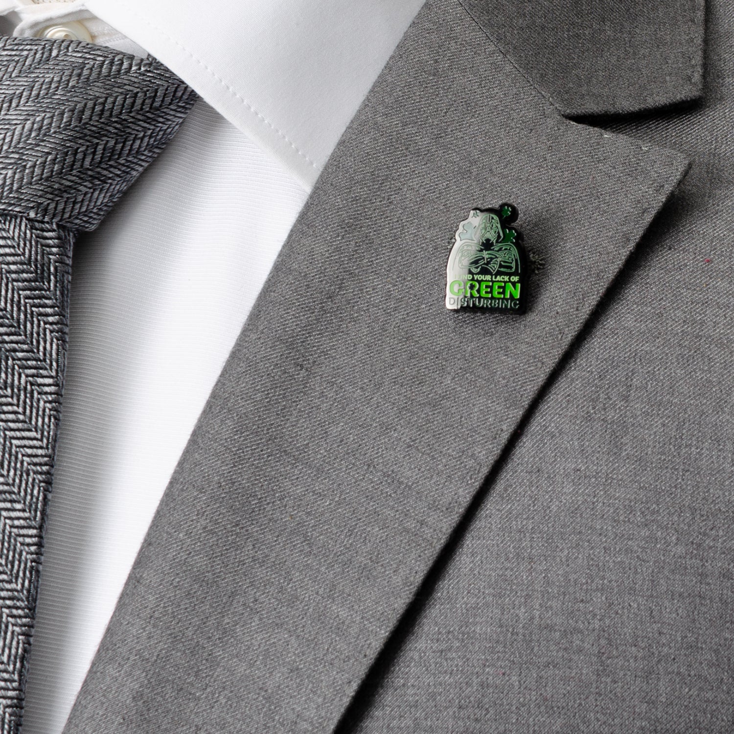 Star Wars Darth Vader St. Patrick's Day Lapel Pin - My Men's Shop