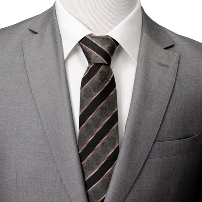 Corbata a rayas grises y negras de Darth Vader de Star Wars
