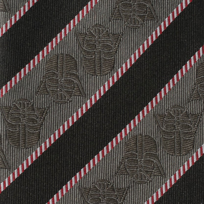 Corbata a rayas grises y negras de Darth Vader de Star Wars