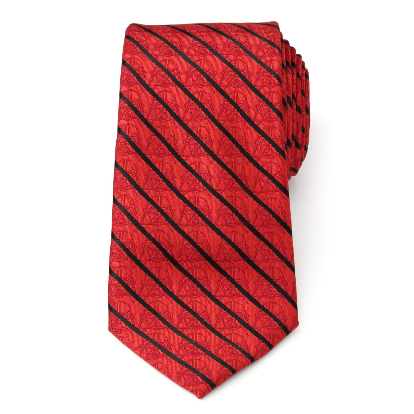 Corbata de rayas rojas y negras de Darth Vader de Star Wars