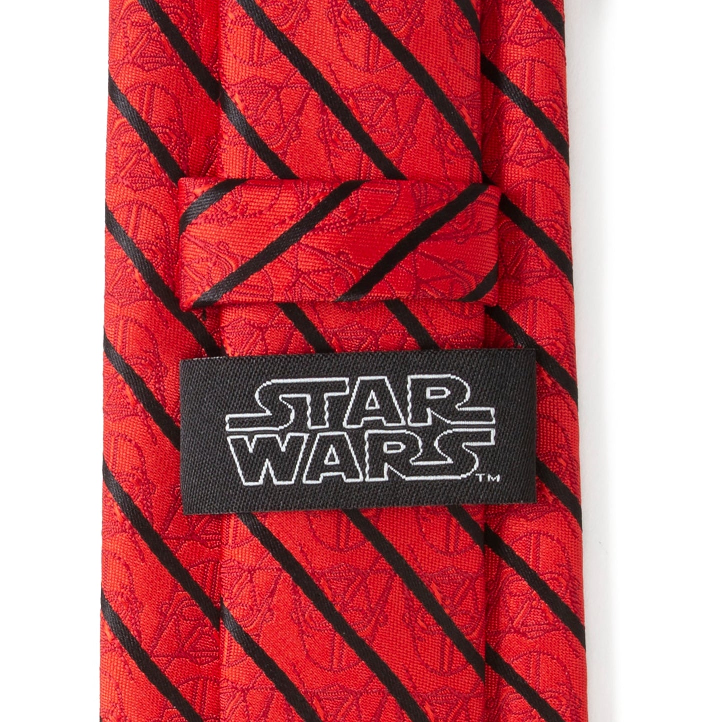Corbata de rayas rojas y negras de Darth Vader de Star Wars