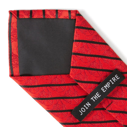 Corbata de rayas rojas y negras de Darth Vader de Star Wars