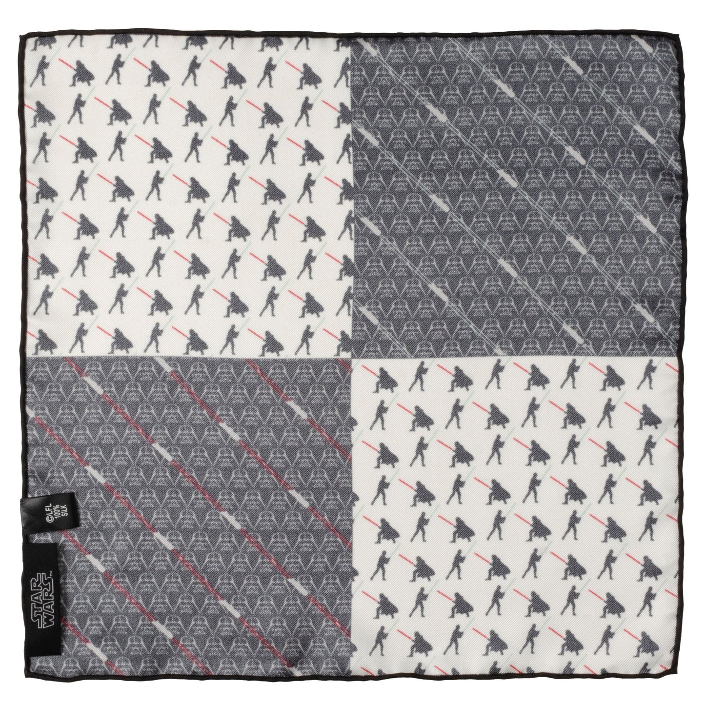 Star Wars Darth Vader and Luke Skywalker LIGHTSABER Battle Pocket Square - My Men's Shop