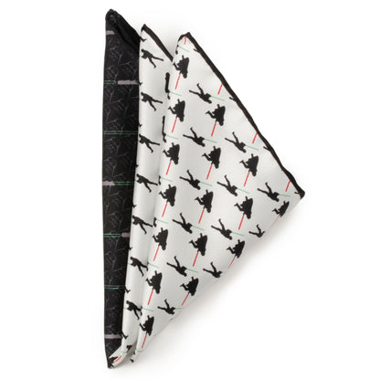 Star Wars Darth Vader and Luke Skywalker LIGHTSABER Battle Pocket Square - My Men's Shop