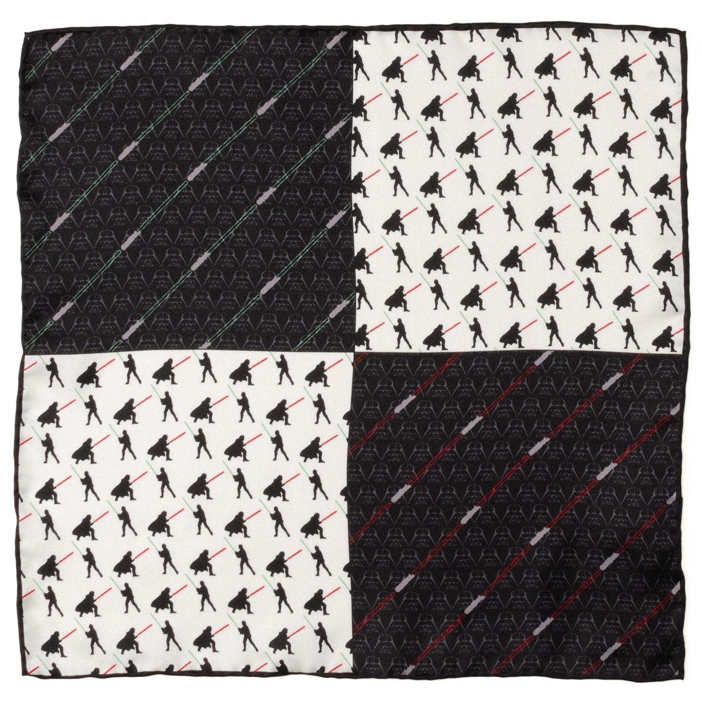 Star Wars Darth Vader and Luke Skywalker LIGHTSABER Battle Pocket Square - My Men's Shop