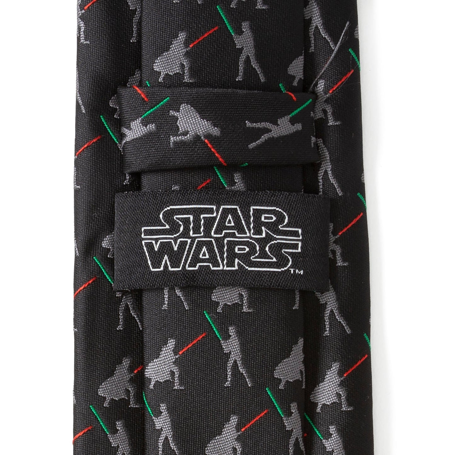 Star Wars Darth Vader and Luke Skywalker LIGHTSABER Battle Black Tie - My Men's Shop