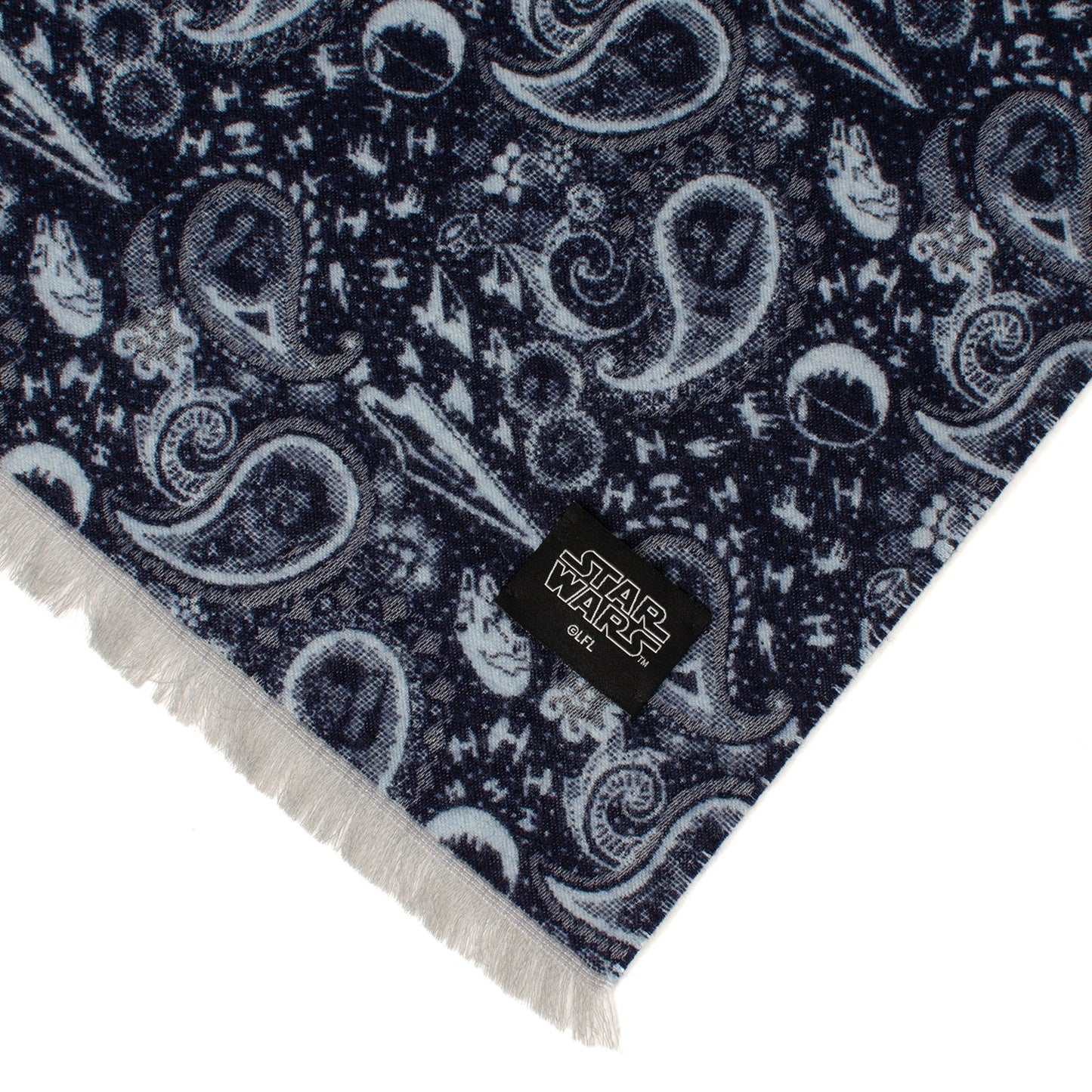Star Wars Darth Vader Blue and Gray Paisley Scarf - My Men's Shop