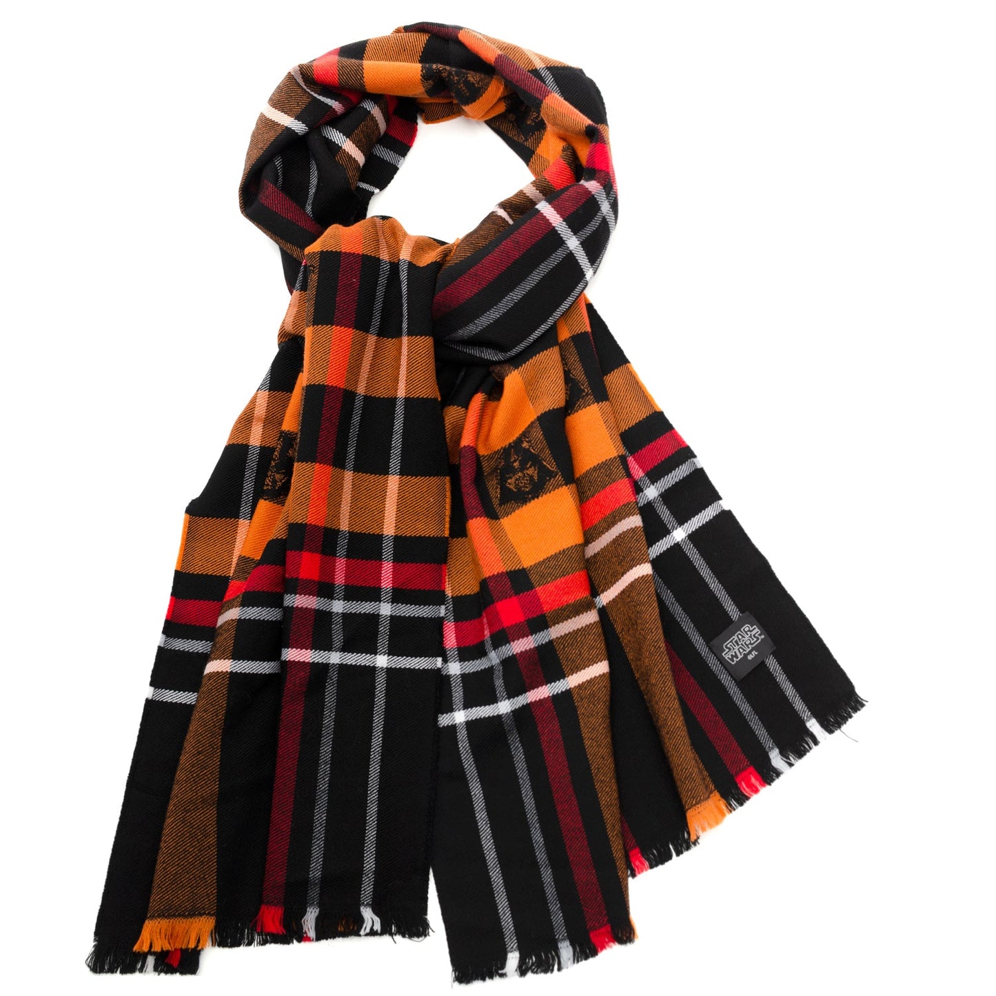 Star Wars Darth Vader Black Tartan Scarf - My Men's Shop