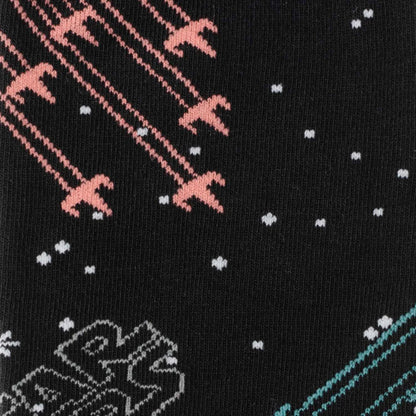 Star Wars X-Wing and TIE Fighter Battle Dress Socks and Lapel Pin Gift Set - My Men's Shop