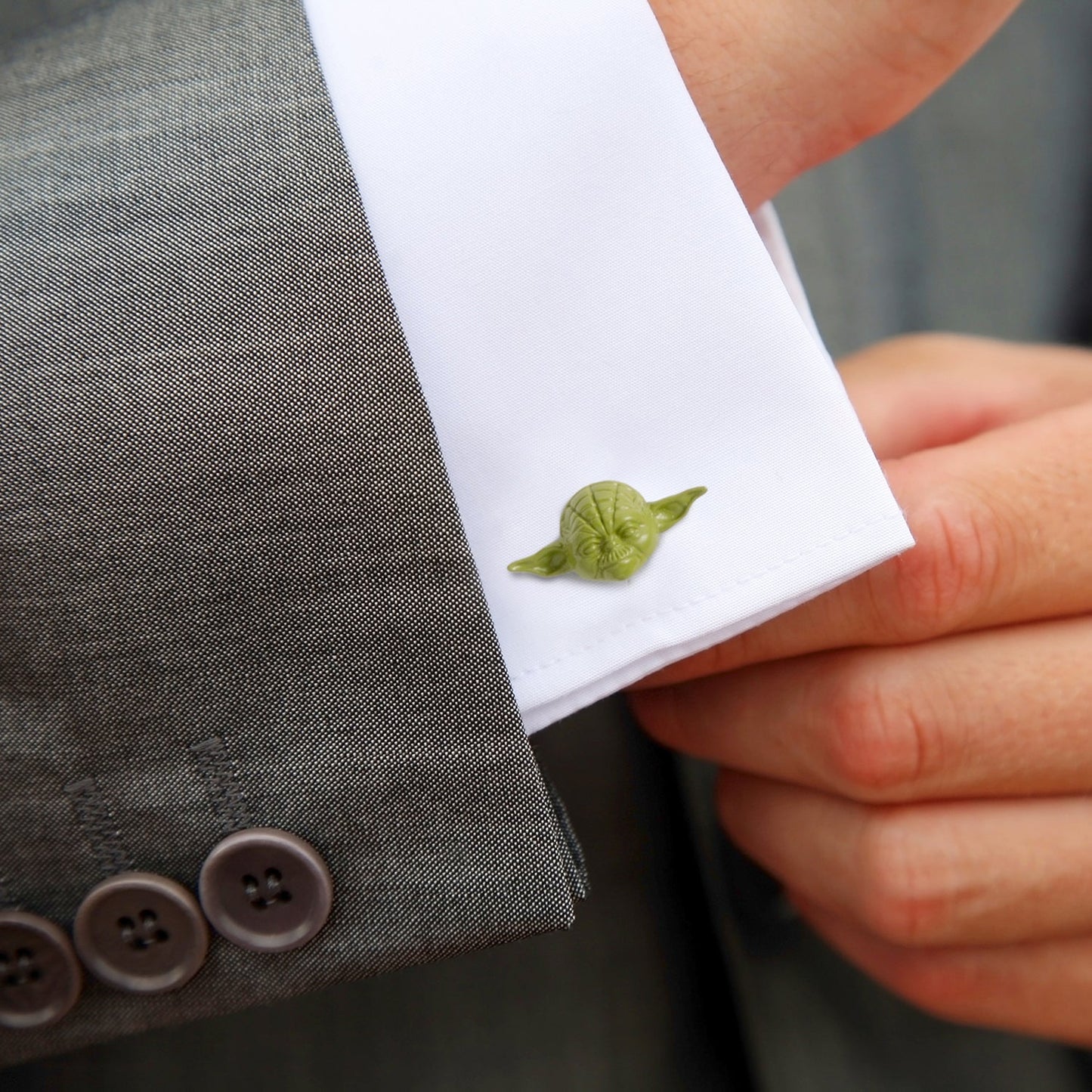 Star Wars Yoda 3D Cufflinks - My Men's Shop