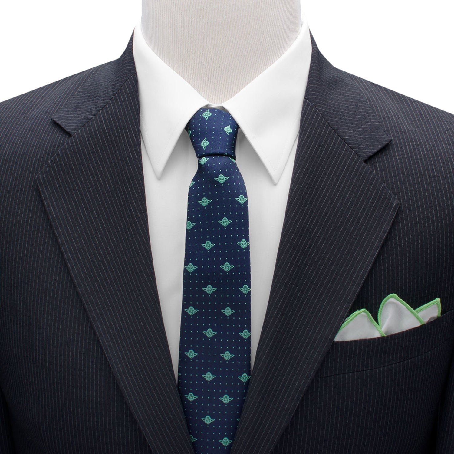 Star Wars Yoda Dotted Navy Tie - My Men's Shop