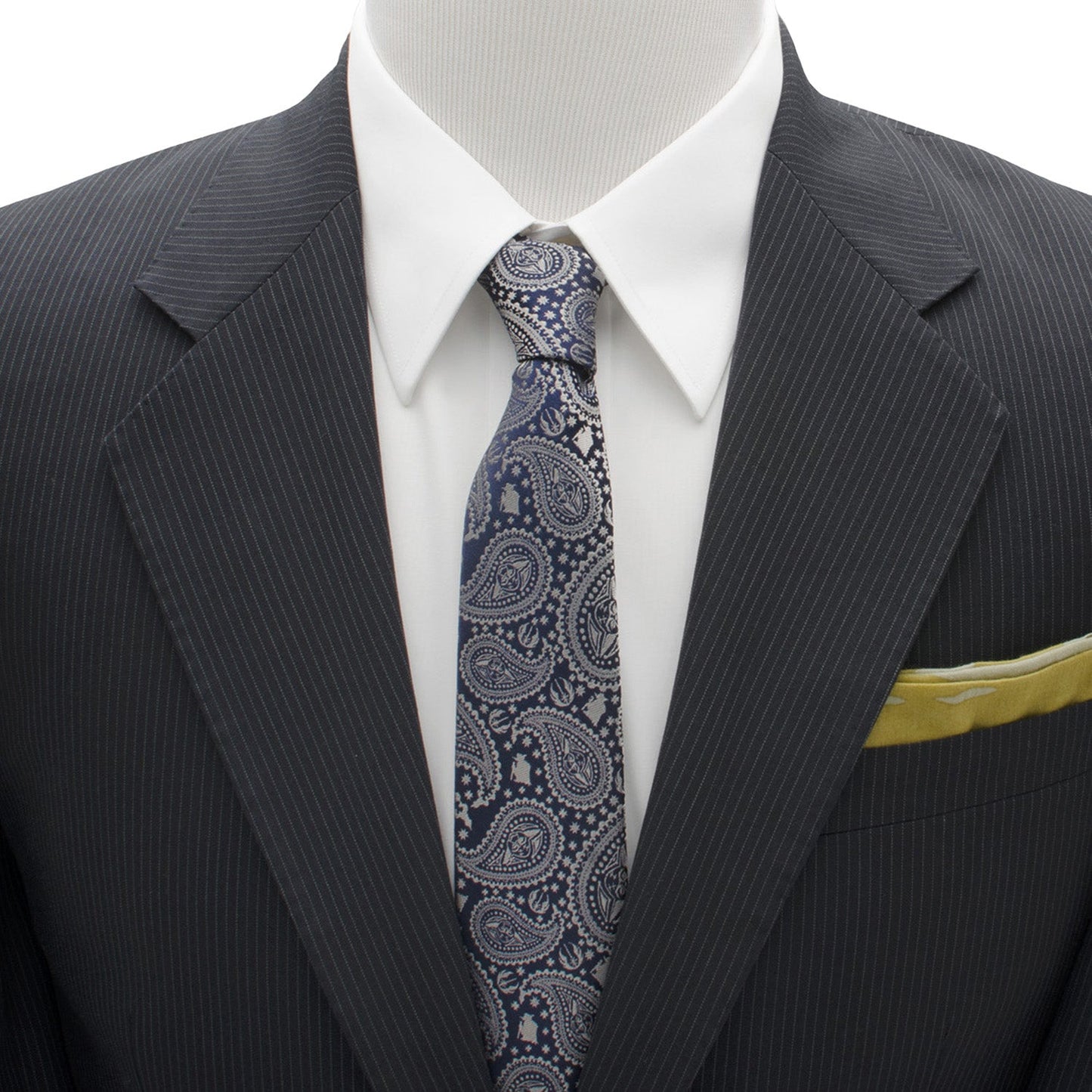 Star Wars Yoda Navy Paisley Tie - My Men's Shop