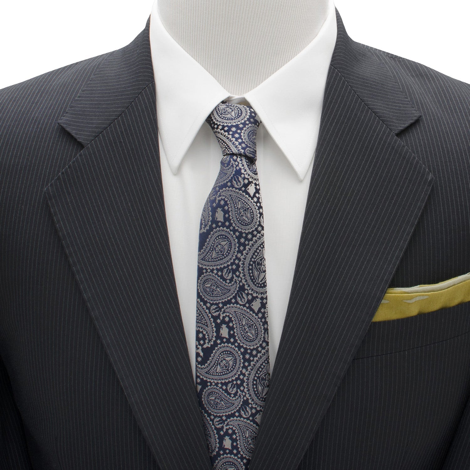 Star Wars Yoda Navy Paisley Tie - My Men's Shop