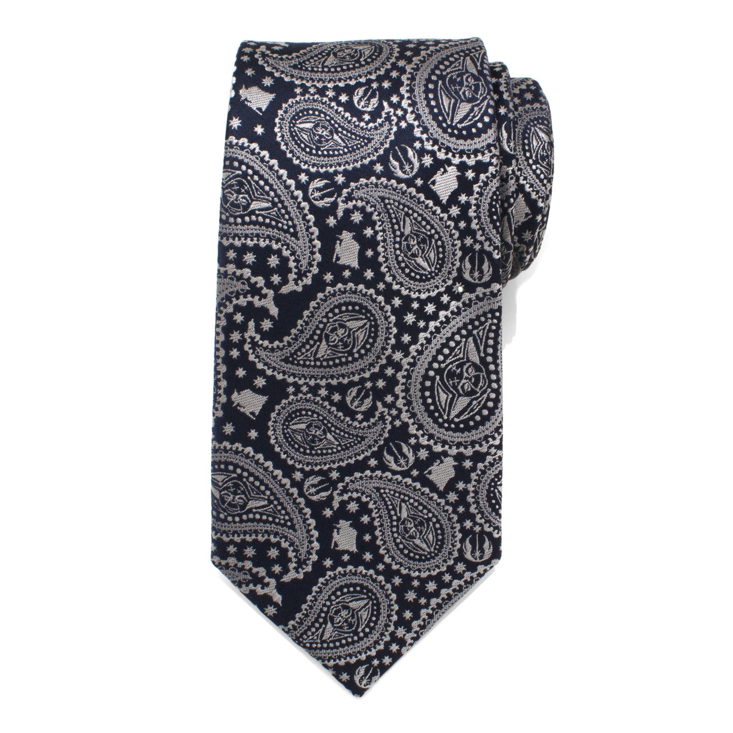 Star Wars Yoda Navy Paisley Tie - My Men's Shop