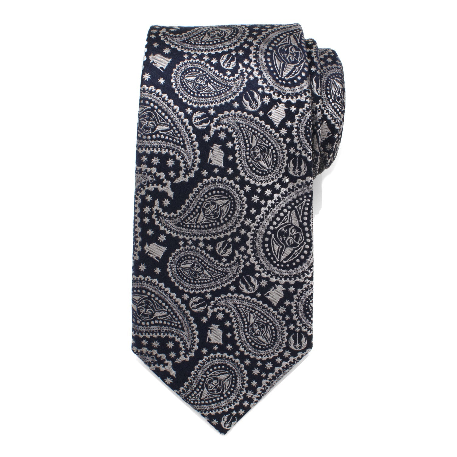Star Wars Yoda Navy Paisley Tie - My Men's Shop