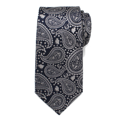 Star Wars Yoda Navy Paisley Tie - My Men's Shop