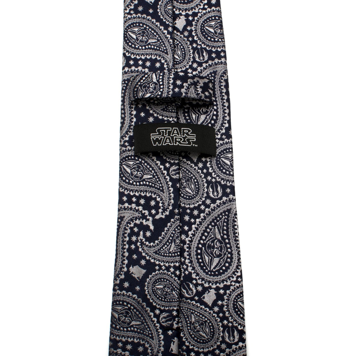 Corbata paisley azul marino de Yoda de Star Wars