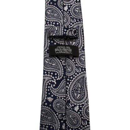Corbata paisley azul marino de Yoda de Star Wars