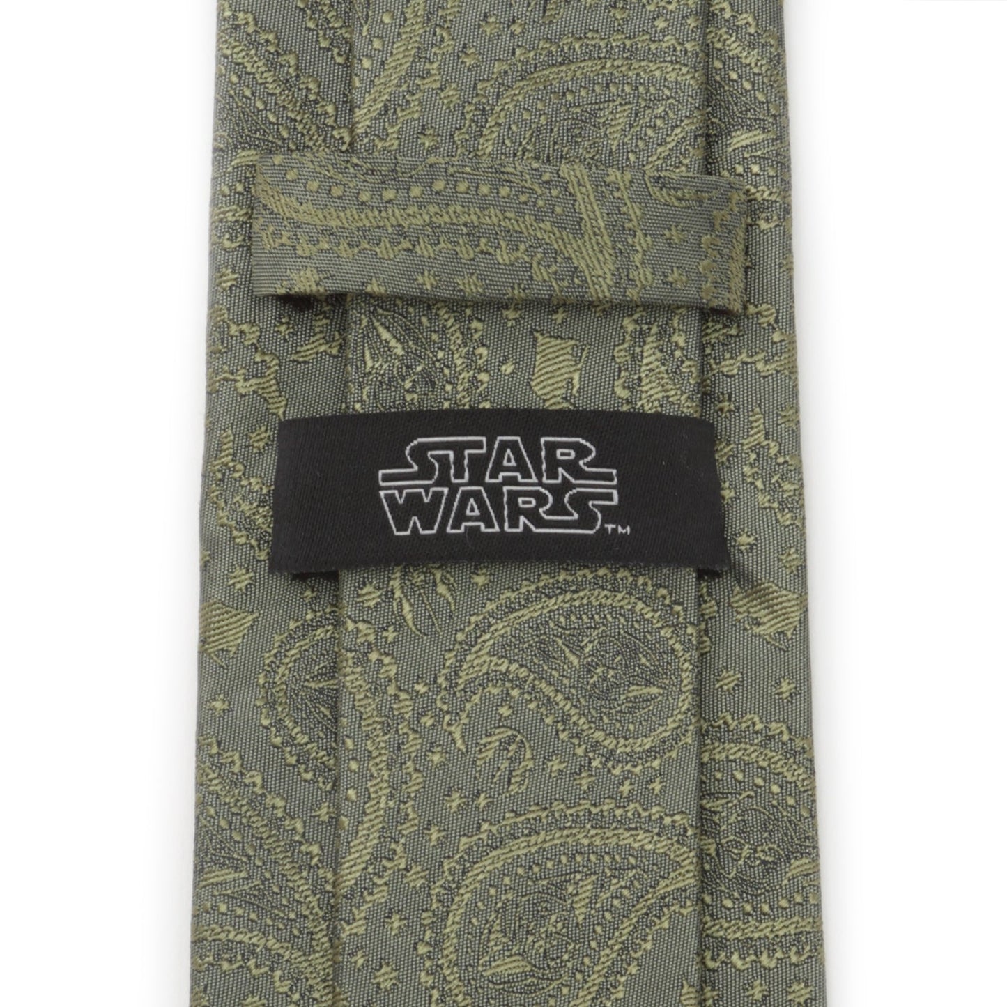 Star Wars Yoda Sage Green Silk Tie - My Men's Shop