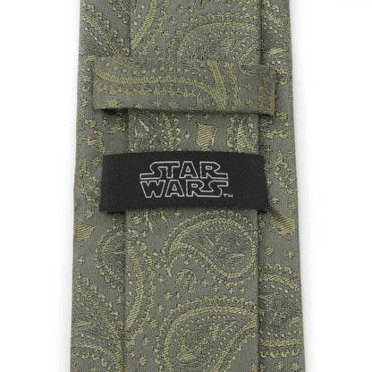 Star Wars Yoda Sage Green Silk Tie - My Men's Shop