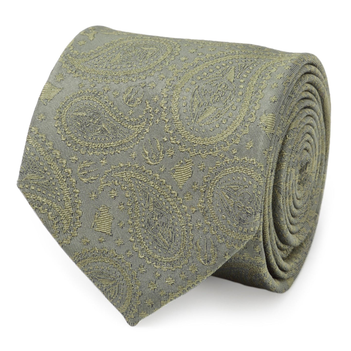 Star Wars Yoda Sage Green Silk Tie - My Men's Shop
