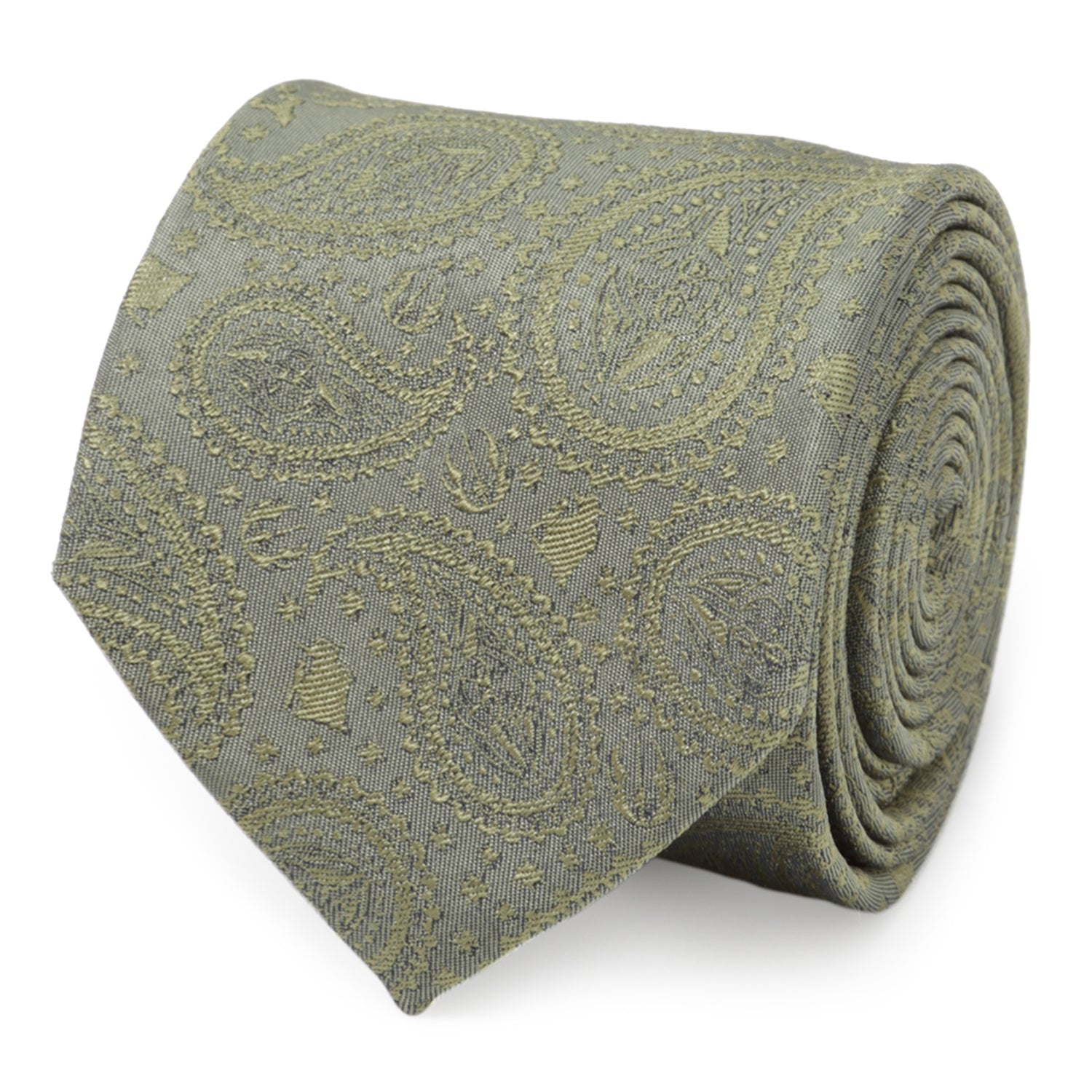 Star Wars Yoda Sage Green Silk Tie - My Men's Shop