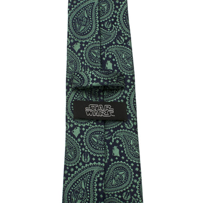Star Wars Yoda Green and Blue Paisley Tie - My Men's Shop