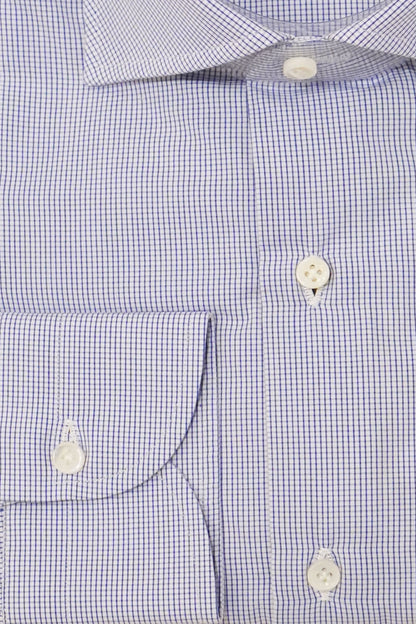 Sartorio Micro Box Check Cotton Dress Shirt