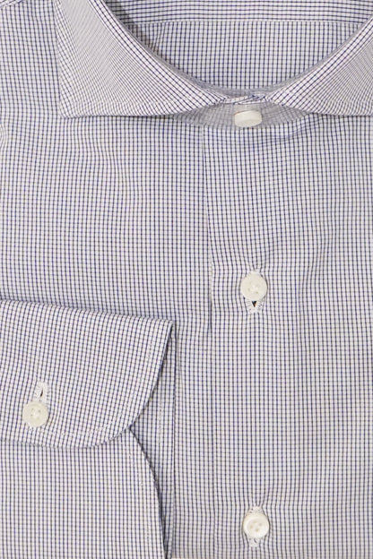 Sartorio Micro Box Check Cotton Dress Shirt