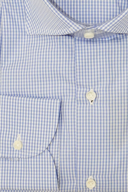 Sartorio Micro Gingham Cotton Dress Shirt