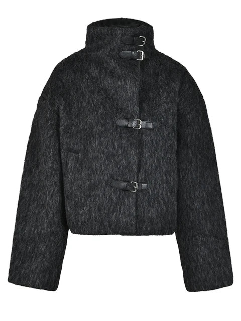 Chaqueta corta de lana, Upper West Side | Mujer - BYMANYC ® New York